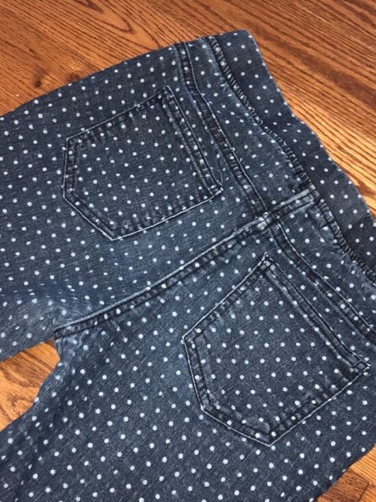 George Navy Polka Dot Stretch Leggings - Picture 4 of 6